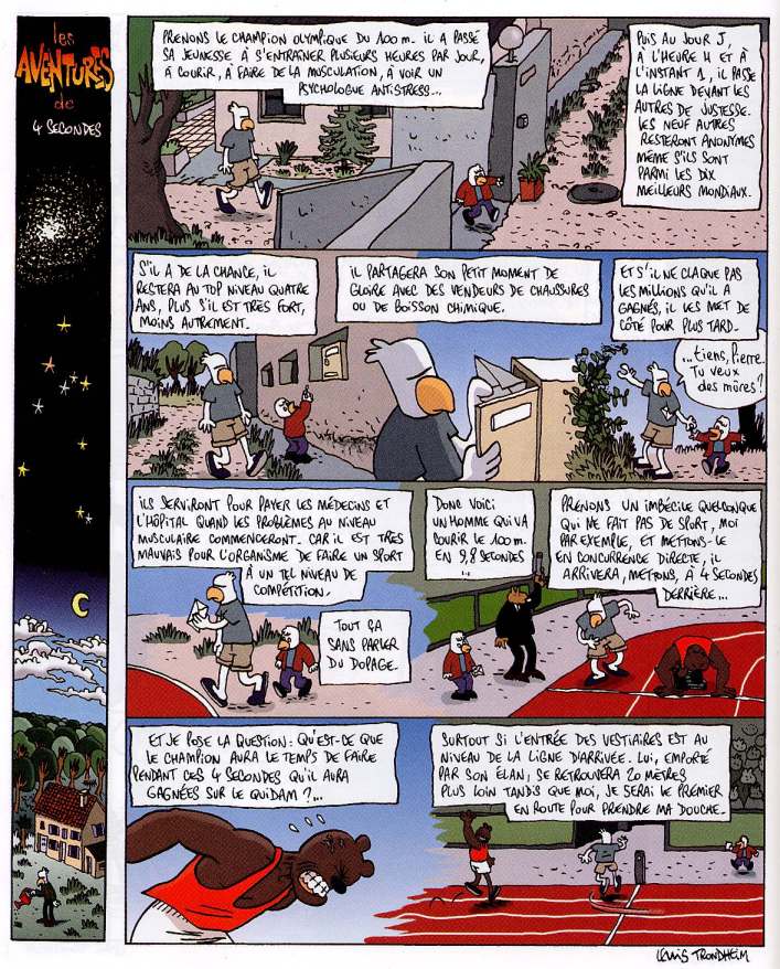 Lewis Trondheim, � Les Aventures de l'Univers 